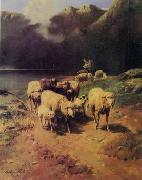 unknow artist Sheep 190 china oil painting reproduction